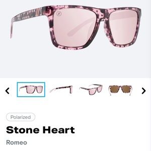 Polarized Blenders Stone Heart sunglasses